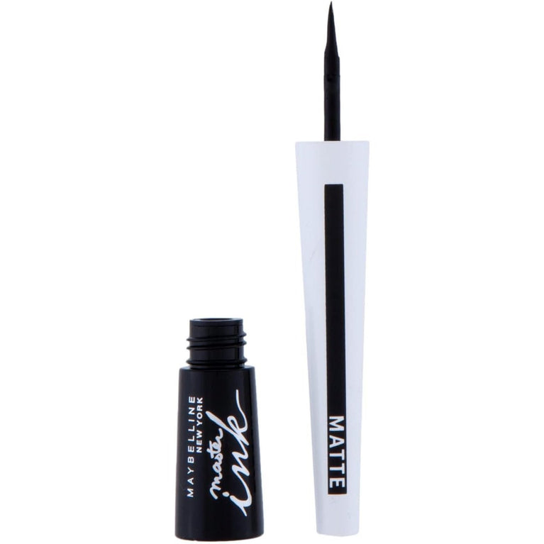 Maybelline Intense Matte Charcoal Black Eyeliner with Ultra-Thin Tip
