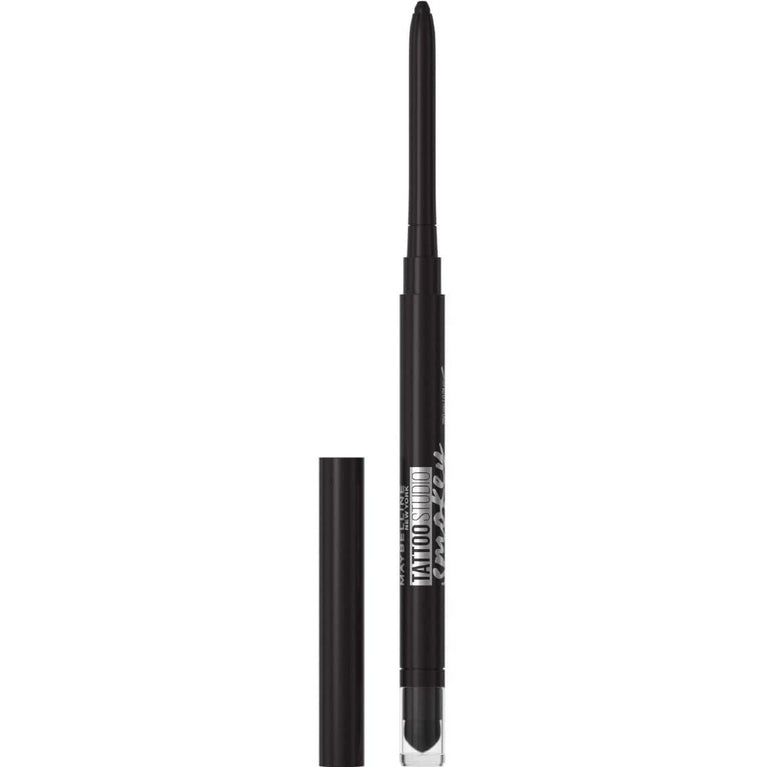 Maybelline Smokey Eye Blend-able Gel Tattoo Liner Pencil in Smokey Black, Waterproof and Long Lasting