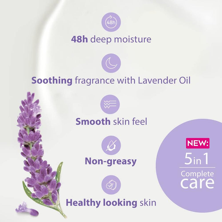 NIVEA Lavender Body Lotion: Deep Moisture and Relaxing Lavender Scent