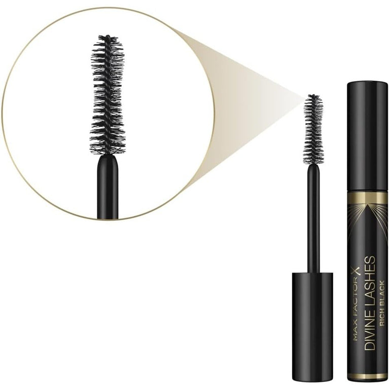 Max Factor Ultra-Lightweight Black Mascara with Divine Lashes Volume, 8 ml