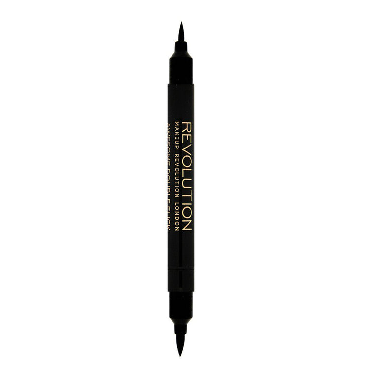 Revolution Beauty London, Versatile Dual Tip Liquid Eyeliner, 1ml - For Festive and Everyday Looks