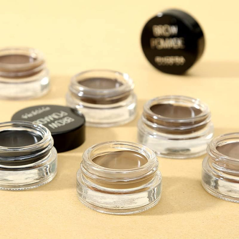 PHOERA Dark Brown Eyebrow Gel - Professional Makeup Pomade for 24-Hour Perfectly Defined, Waterproof, Smudge-Proof, and Sweat-Resistant Brows (#5)