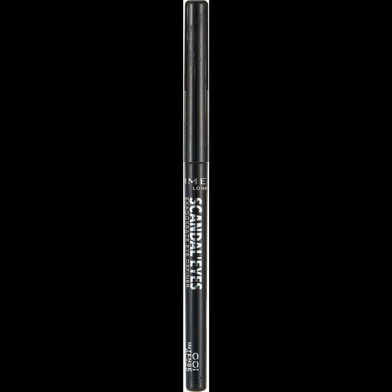 Rimmel London Intense Black Scandaleyes Eye Definer, Water & Smudge Proof, 0.35g