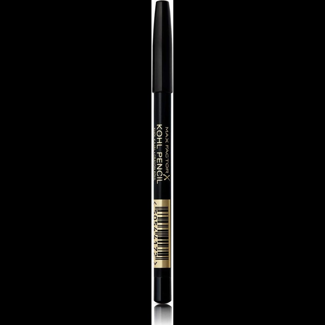 Max Factor Smudge-Proof Kohl Eyeliner Pencil, 20 Black, Ideal for Smokey Eye Look, 4g