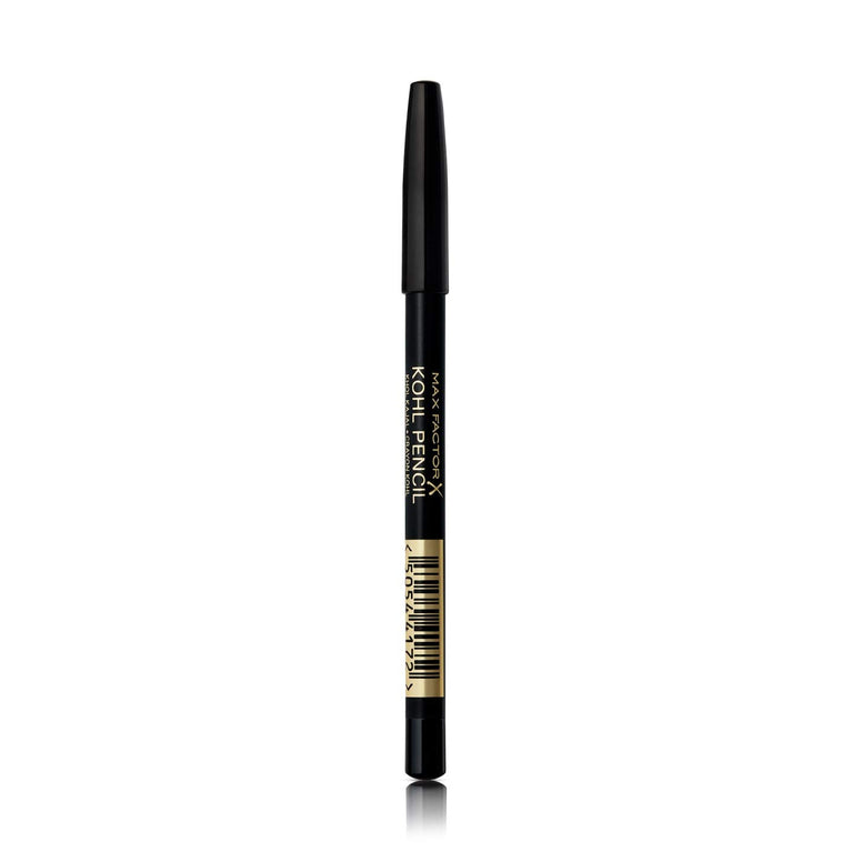 Max Factor Smudge-Proof Kohl Eyeliner Pencil, 20 Black, Ideal for Smokey Eye Look, 4g