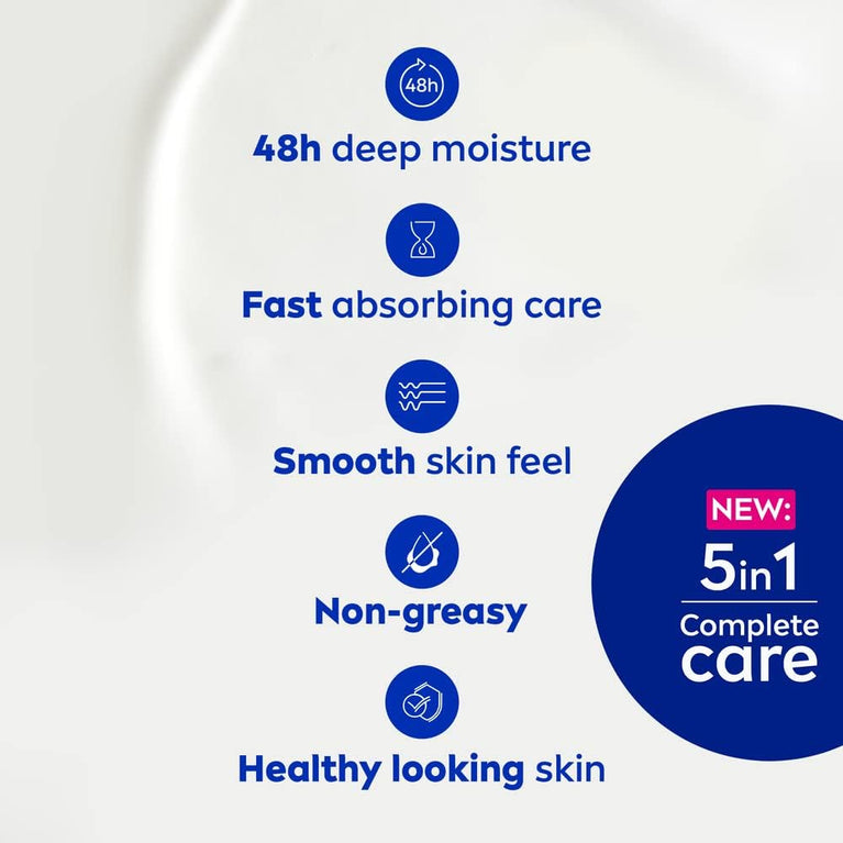 NIVEA Express Hydration Body Lotion - Deep Moisture and Sea Minerals Formula