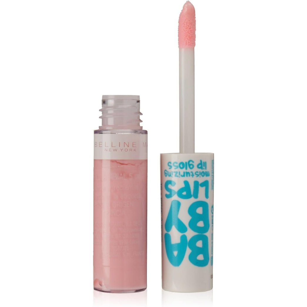 Maybelline Pink-a-Boo Baby Lip Gloss No. 15, Comfortable Shine and 4-Hour Moisturizing, 5 ml