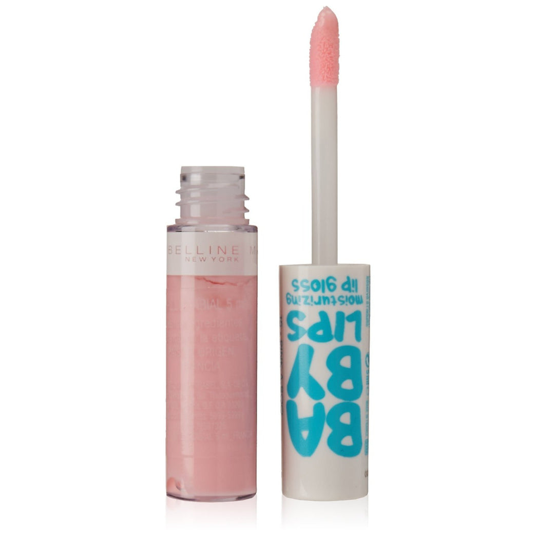 Maybelline Pink-a-Boo Baby Lip Gloss No. 15, Comfortable Shine and 4-Hour Moisturizing, 5 ml