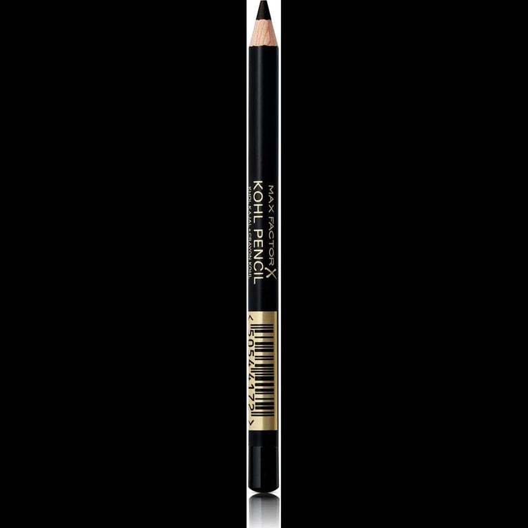 Max Factor Smudge-Proof Kohl Eyeliner Pencil, 20 Black, Ideal for Smokey Eye Look, 4g