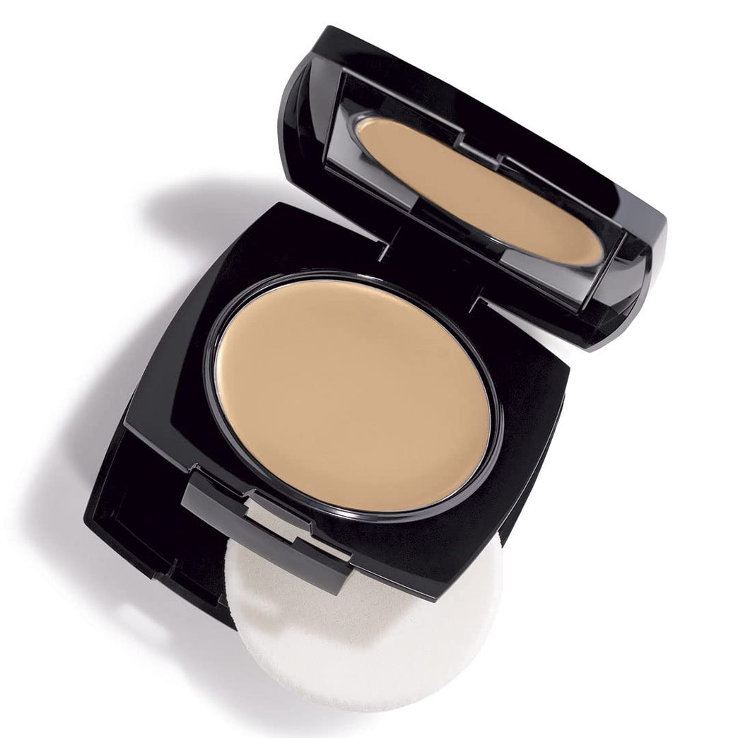 Avon True Blue IQ 3-in-1 Flawless Cream To Powder Compact in Warm Ivory - Conceal, Even, Set