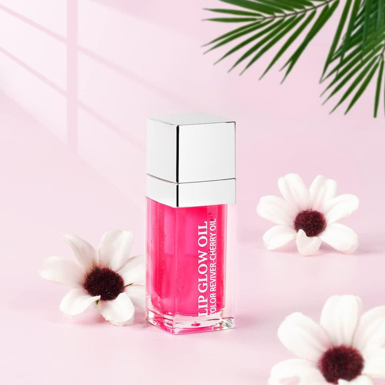 AOOWU Tinted Lip Oil Gloss, Long-Lasting Lip Hydrator, Nourishing Lip Makeup with Glitter Shine, Moisturizing Liquid Lipstick for Women, Perfect for Lip Care and Cosmetics