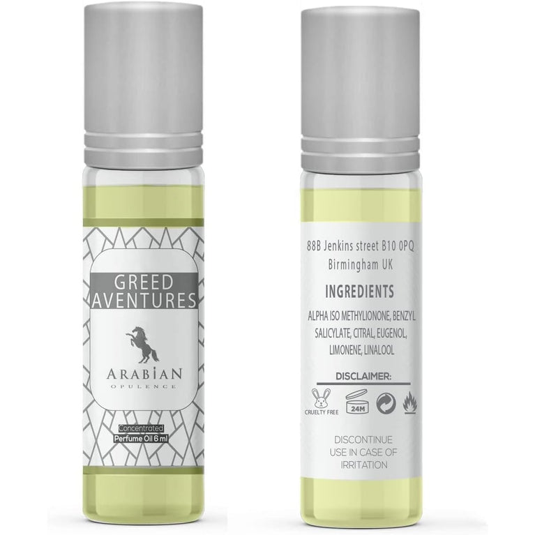 FR78 GREED ADVENTURES Men's Perfume Oil - 6ml Roll-On Bottle