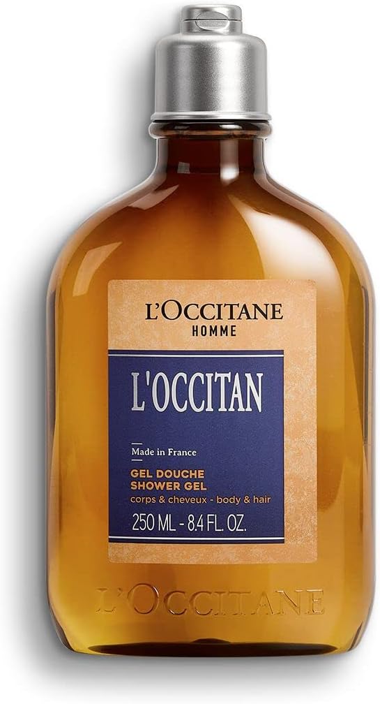 L'OCCITANE Lavender Shower Gel - 2-in-1 Hair & Body Wash for Men