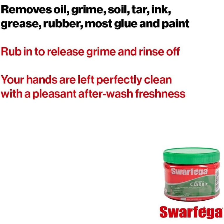 Swarfega Original Classic Hand Gel - Rapid Action Hand Wash for Working Hands