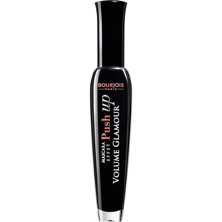 Bourjois Push Up Volumizing and Curling Mascara 71 Noir, Long-lasting 16 Hours, 7ml, 370712 for Sensitive Eyes