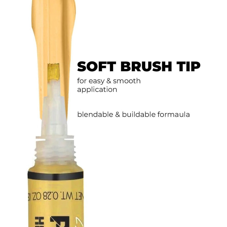 Flawless Finish HD PRO Concealer with Vitamin C, E & Chamomile Extract by L.A. Girl Cosmetics - 8g Yellow Corrector