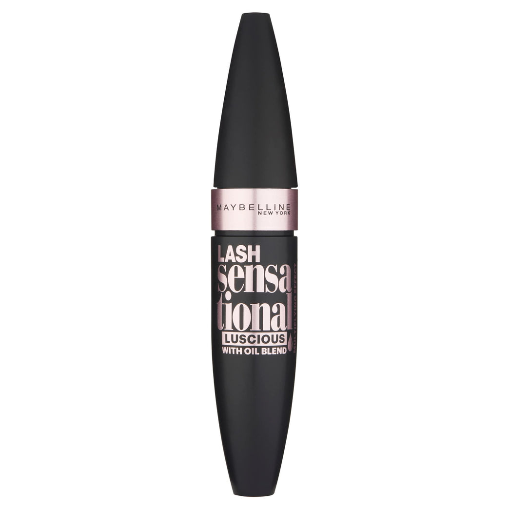 Maybelline New York Lash Sensational Extra-Black Volume Mascara with Curved Brush, Very Black