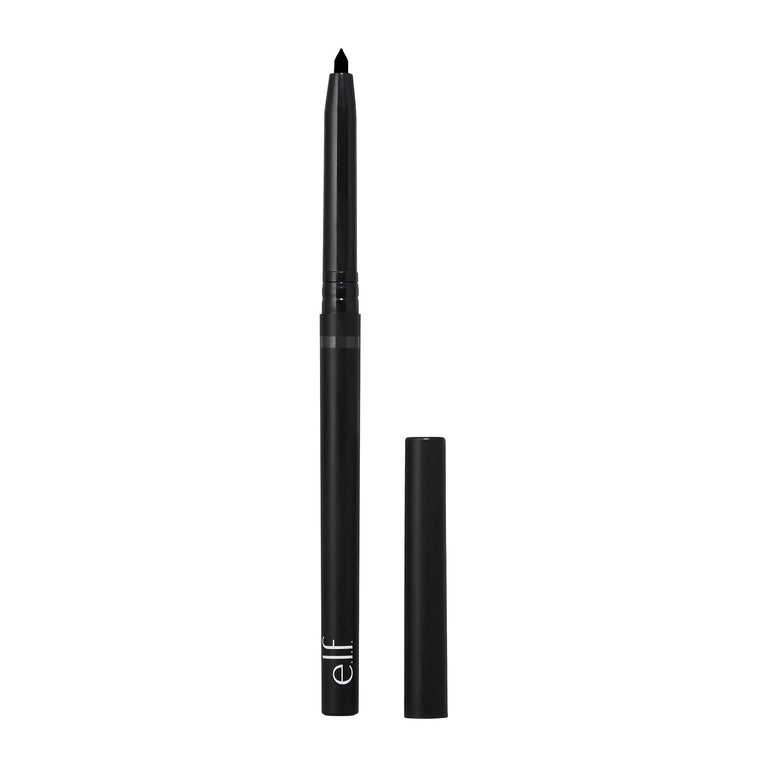e.l.f. Smudge-Proof Retractable Eyeliner, Ultra Intense Pigmentation, Waterproof, for Bold & Defined Eye Makeup, Black, 0.006 Oz (0.18g)