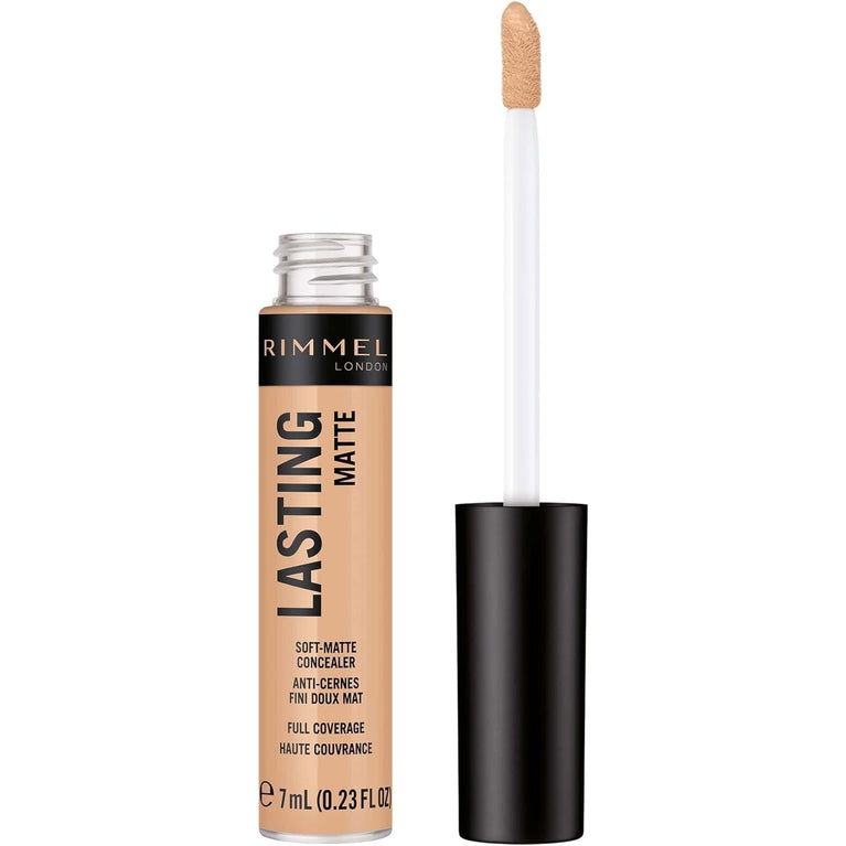 Rimmel Classic Beige Matte Concealer - Velvet Finish, 7ml, Oil Control and Ultimate Comfort