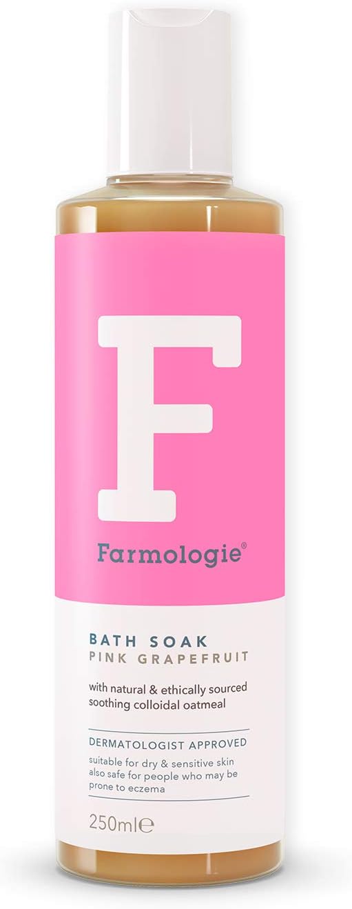 Farmologie - Pink Grapefruit Bubble Bath Soak for Dry & Sensitive Skin, 250 ml