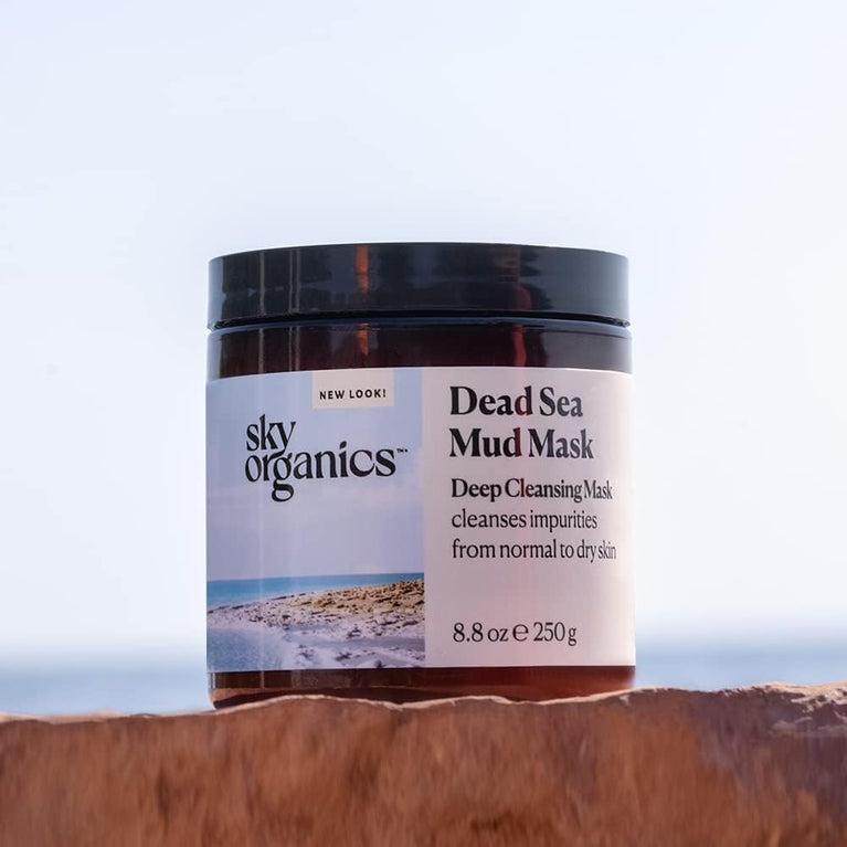 Clear and Radiant Skin with Dead Sea Mud Mask by Sky Organics