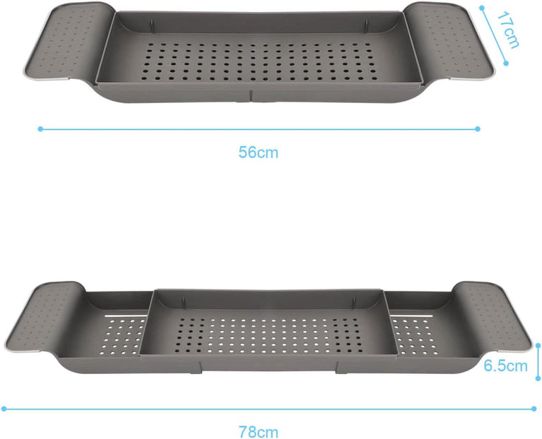 YORKING Adjustable Bath Rack Trays for Bathtub and Bathroom Organization