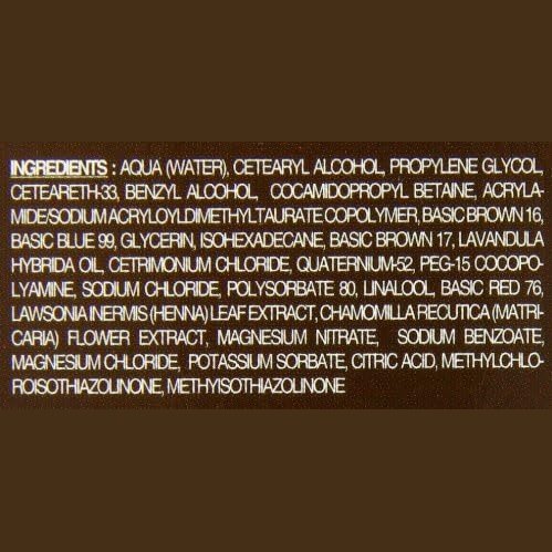 Henne Color NJD-LHBW3 Brown Henna Hair Colouring Cream 90 ml