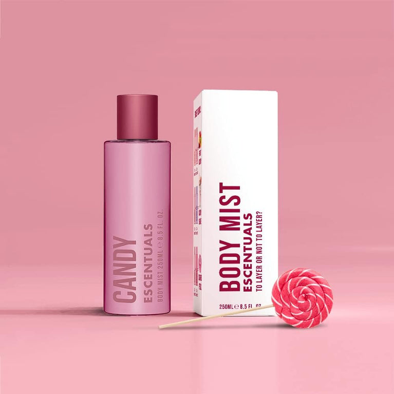Escentuals Womens Candy Body Mist - Long-lasting Fragrance Spray 250ml