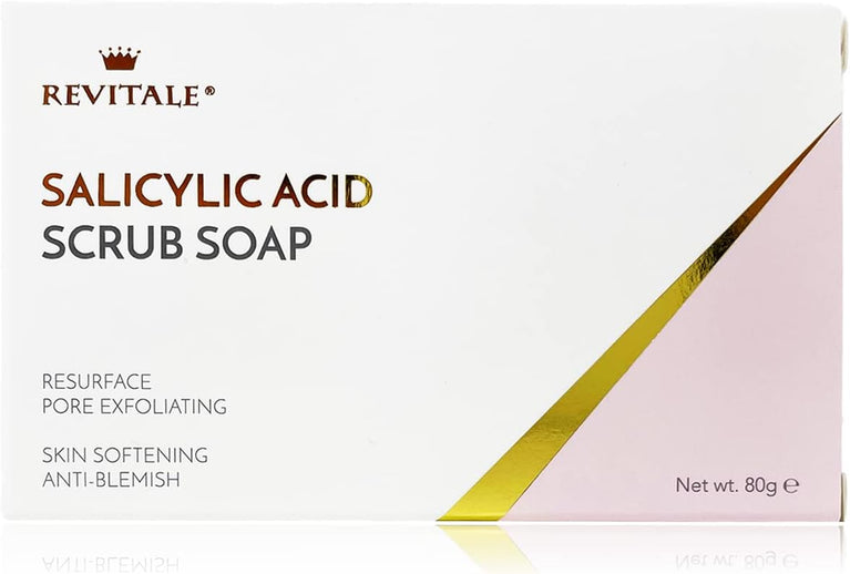 Revitale Salicylic Acid Scrub Soap: Pore Exfoliating and Blemish-Fighting Skin Solution