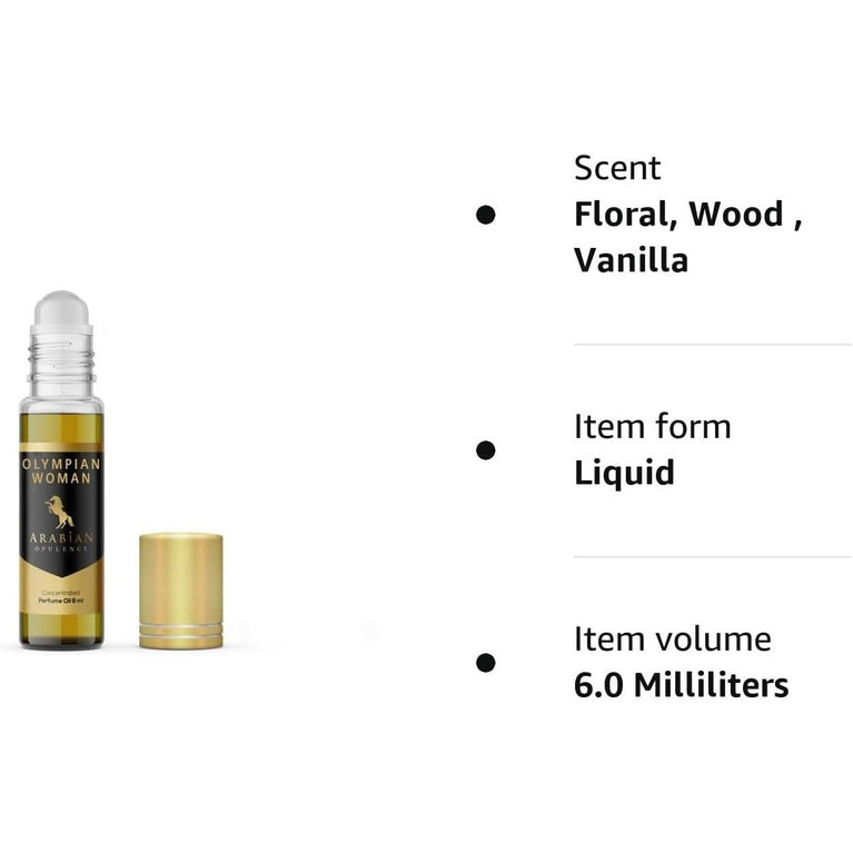 Olympian Woman Vanilla & Salty Perfume Oil
