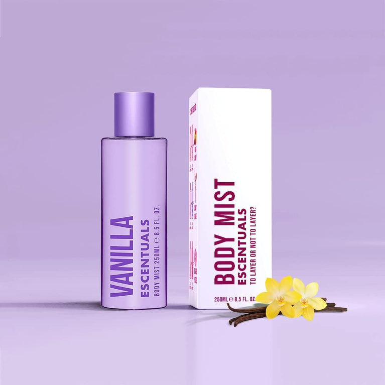 Vanilla Body Mist with Floral and Fruity Notes, 250ml