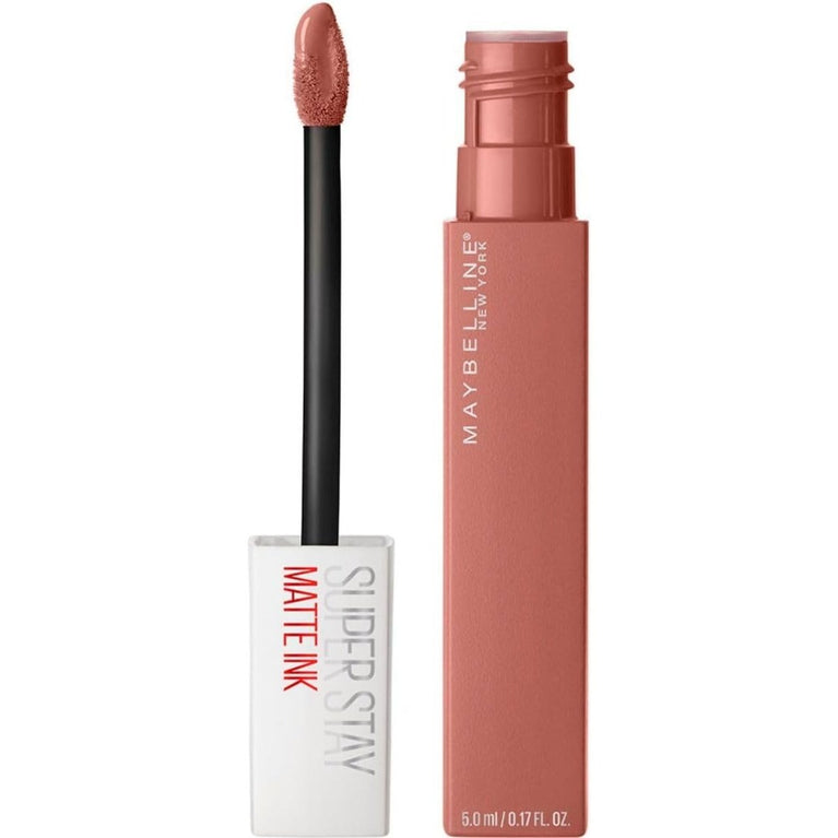 Maybelline Superstay Seductress 65, Non-Transferable Matte Nude Lipstick, Long-Lasting Wear Up to 12 Hours, Dermatologically Tested, 5 ml