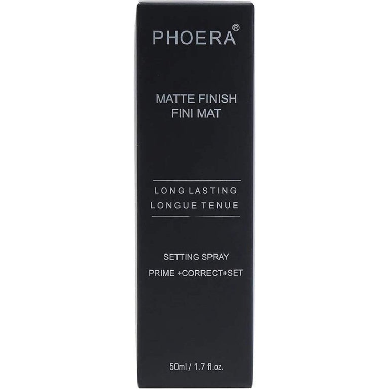 AQUAPURITY Phoera 3-in-1 Makeup Setting Spray - Matte Finish Primer, Corrector, and Sealant