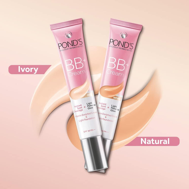 Ponds Radiant Skin Lightening BB+ Cream with SPF 30 PA++, 18gm