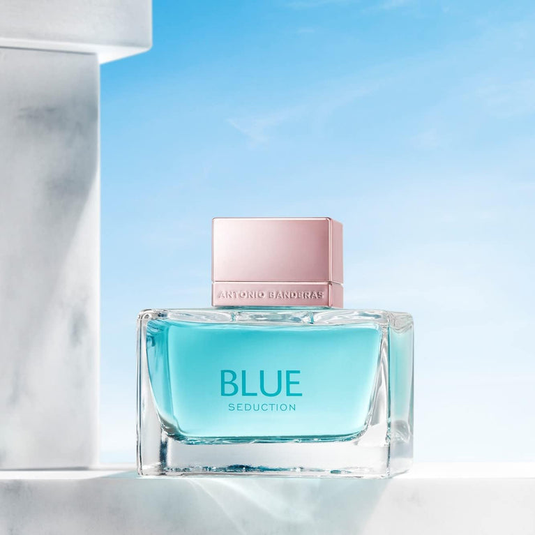 Blue Seduction Woman Eau de Toilette - Floral Aquatic Fragrance for Day Wear - 200 ml