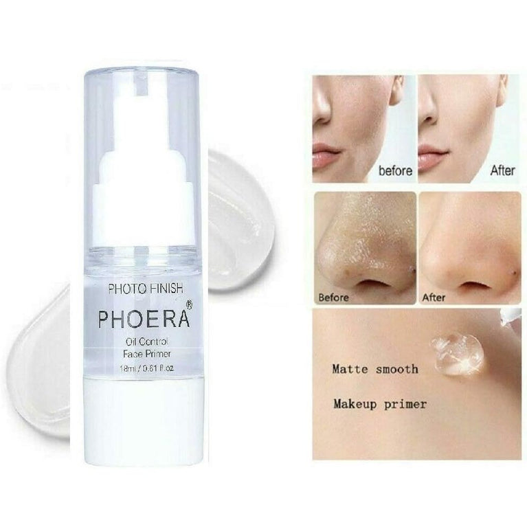 AQUAPURITY's PHOERA Primer - Cruelty-Free 18ML Makeup Base for Extended Flawless Coverage and Oil Control