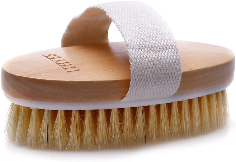 Ithyes Dry Brushing Body Brush for Gentle Exfoliation and Lymphatic Function Improvement