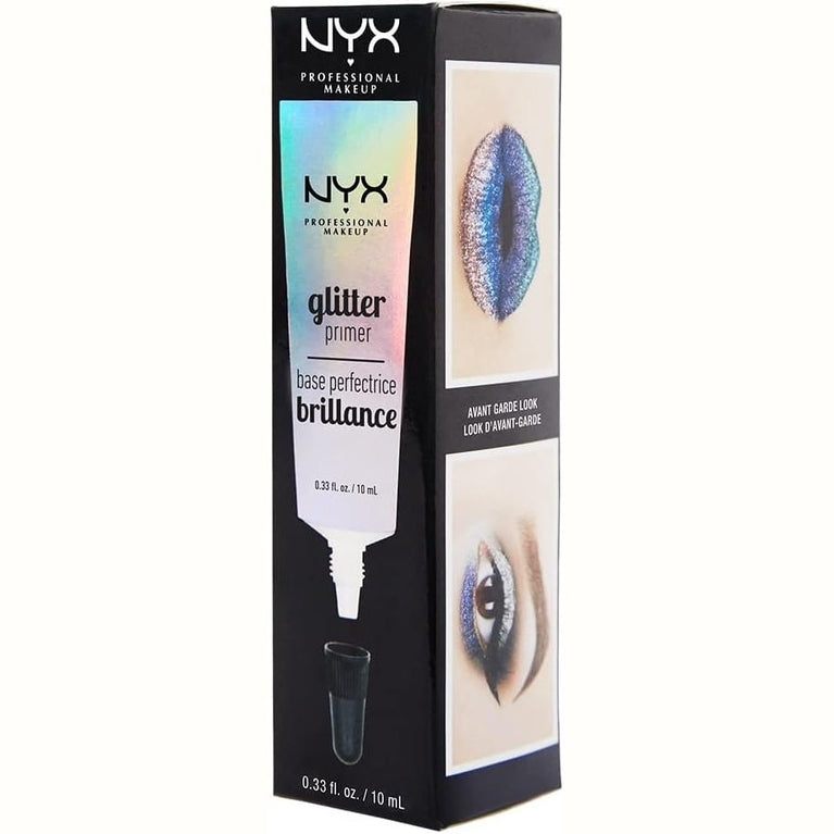 NYX Professional Long-Lasting Glitter Primer - Multipurpose Glitter Adhesive for Eye Shadow and Pigment