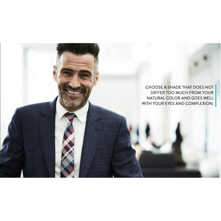 Cameleo Men - Grey Hair Solution Hair Colour for Men & Beard | 5-Min Natural Effect | Ammonia-Free | 30ml