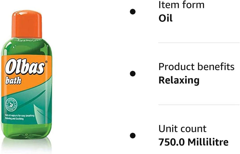 Olbas Bath Oil Triple Pack - 3 Bottles of 250ml Each
