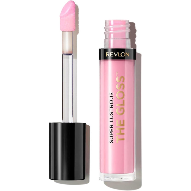 Revlon Sky Pink (207) Ultra Glossy Lip Gloss with Agave, Moringa Oil, & Cupuacu Butter - Lightweight, Moisturizing & High Impact Lipcolor