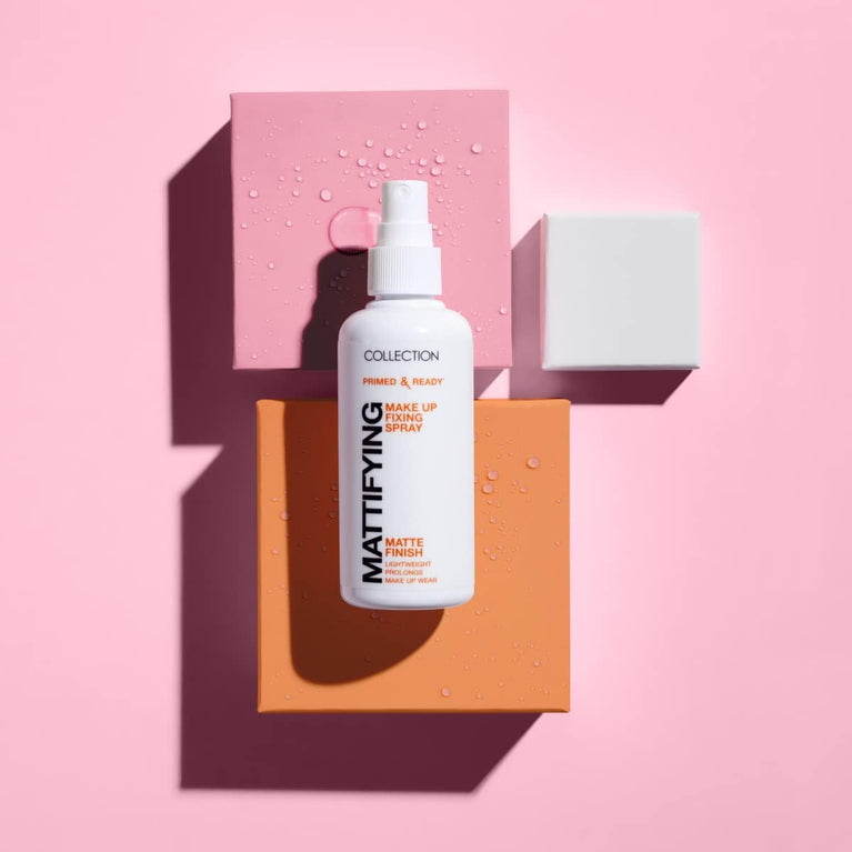 Dewy Glow Matte Finish Fixing Spray - Hydrating Brightener and Makeup Set