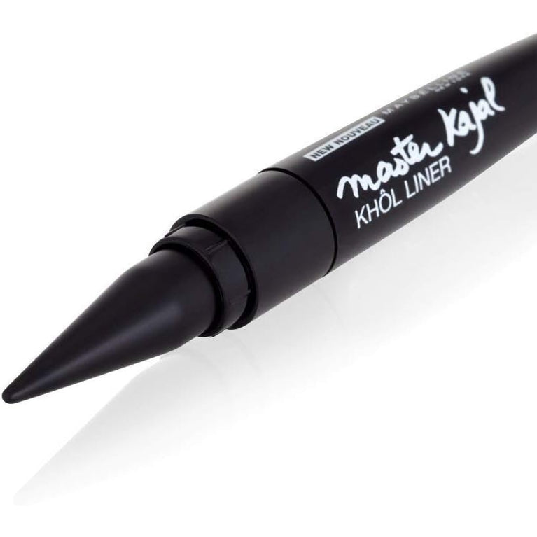 Maybelline Seductive Intensity Cream-Stick EyeLiner in Pitch Black, 13g - No Sharpener Needed