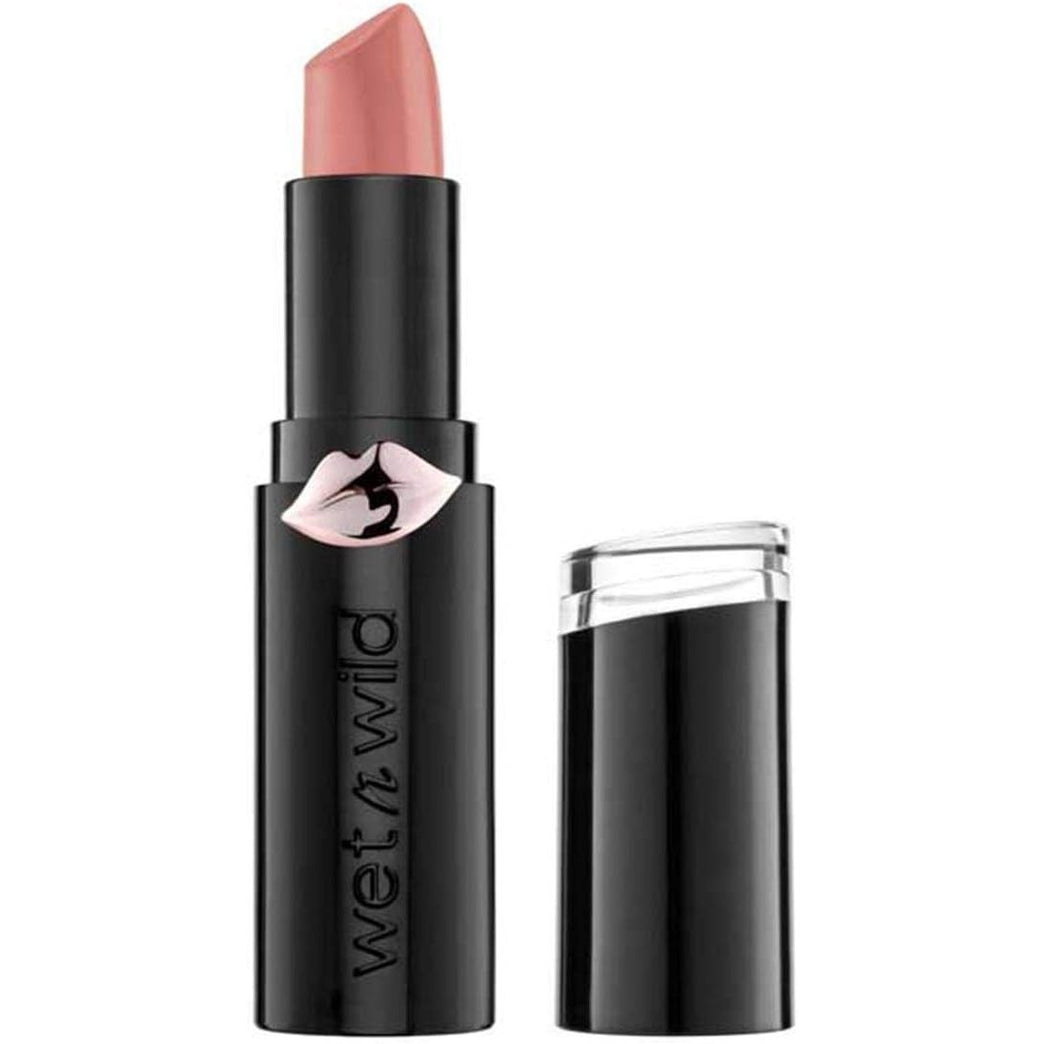 Wet 'n' Wild Megalast Lipstick: Bare it All - Long-Lasting Velvety Finish with Daily Moisture, Enhanced with Microspheres, Marine Plant Extracts, Coenzyme Q10 and Vitamins A & E