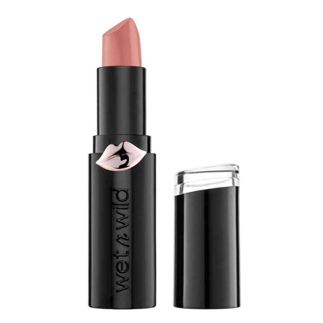 Wet 'n' Wild Megalast Lipstick: Bare it All - Long-Lasting Velvety Finish with Daily Moisture, Enhanced with Microspheres, Marine Plant Extracts, Coenzyme Q10 and Vitamins A & E