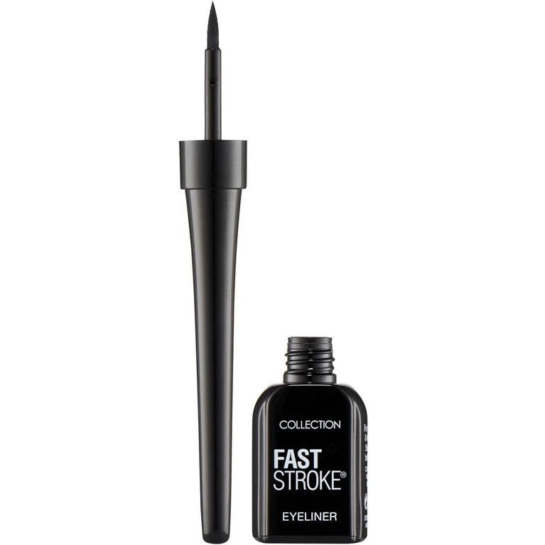 Collection Cosmetics Ultra-Black Quick Drying Eyeliner, Vegan Friendly, 4ml