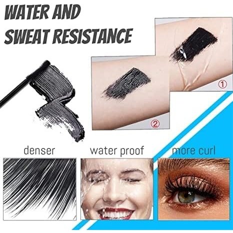 PrimLash Duo Set - Hypoallergenic Volumizing Mascara for Senior Women with Sensitive Eyes and Thinning Lashes, Waterproof and Black