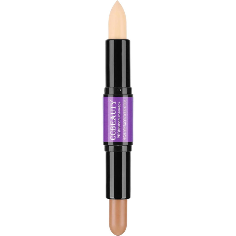 CCbeauty Dual-Action Contour and Highlight Makeup Stick with Vitamin E Enrichment