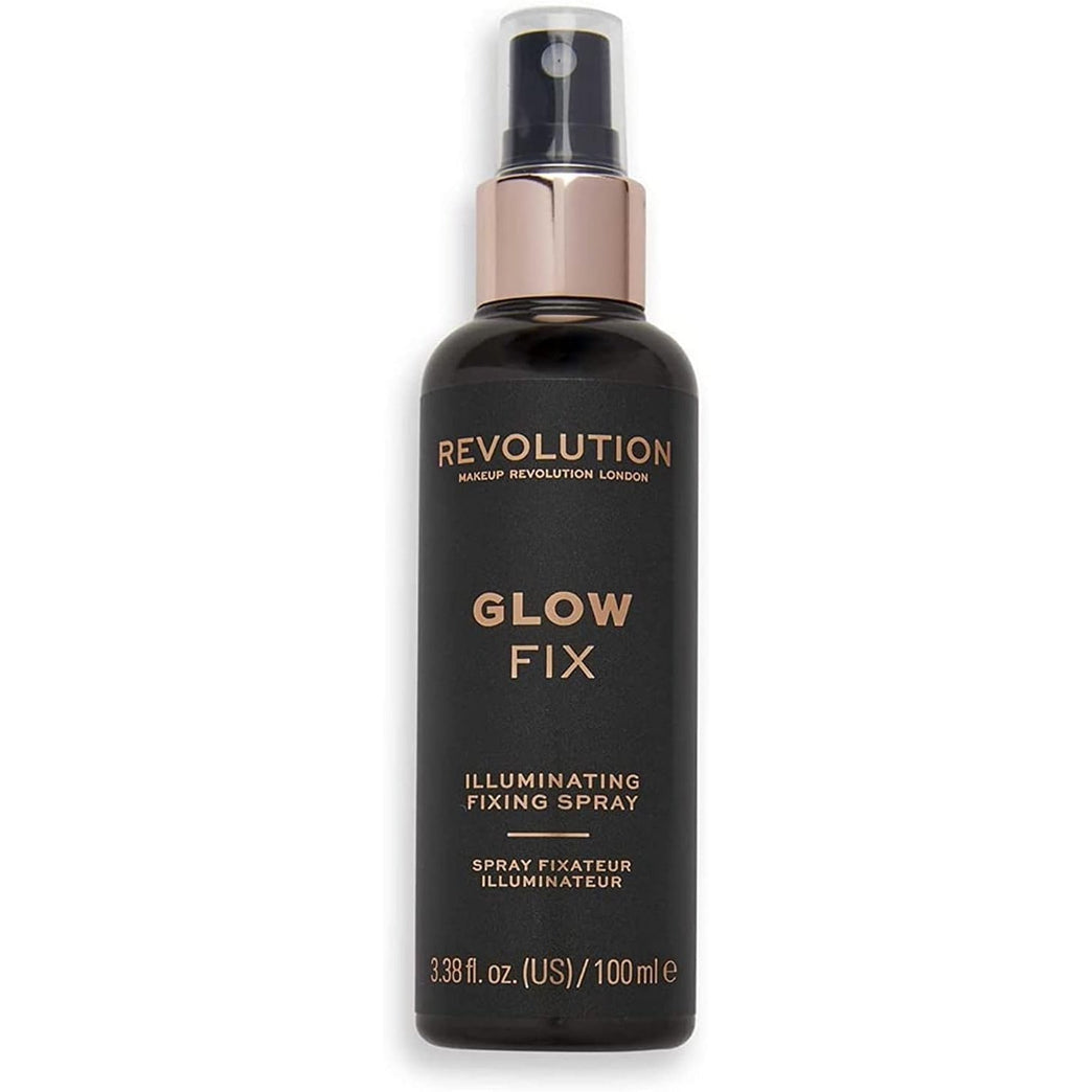 Glow Fix Dewy Finish Illuminating Makeup Setting Spray, 100ml by Makeup Revolution