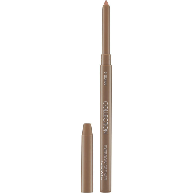 Collection Cosmetics Vegan Incredibrow Eyebrow Definer, Natural Hair Stroke Pigmented Pencil, Blonde, 4.2g